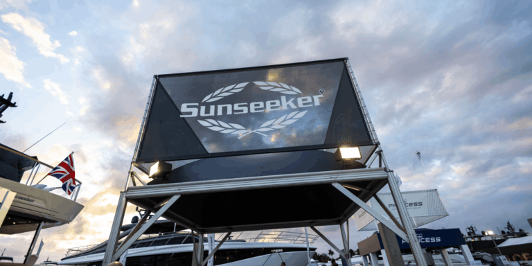 Sunseeker display at FLIBS 2023